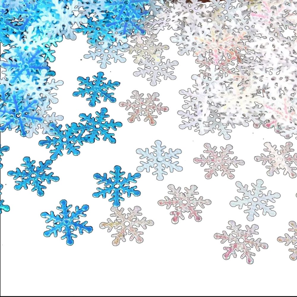 600PC Snowflake Confetti