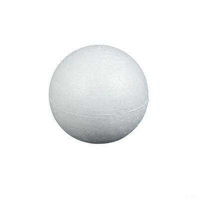 10 White Foam Balls for Crafting and Decorating (7 cm)