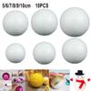 10 White Foam Balls for Crafting and Decorating (7 cm) view 2