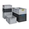 PROREGAL Super Saver Set of 8 Eurobox NextGen Color, 12 x 40 x 60 cm, 23 L, Black view 3