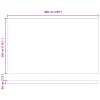 vidaXL Awning Frame Blue and White 500 x 300 cm view 3