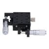 XY Linear Stage, Cross-Roller Micrometer Translation Stage, 40 x 40 mm, M2WG A40, Black Anodized Aluminum Alloy view 1