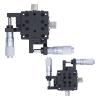 XY Linear Stage, Cross-Roller Micrometer Translation Stage, 40 x 40 mm, M2WG A40, Black Anodized Aluminum Alloy view 2