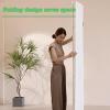 GUAWJRZDP Paper Room Divider, Foldable Privacy Screen, Retractable Partition (500x1 view 4