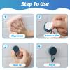 Self-Adhesive Wall Hooks, 10 Pack view 4