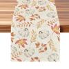 GWAWG Pumpkins Maple Leaves Autumn Table Runner view 1