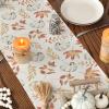 GWAWG Pumpkins Maple Leaves Autumn Table Runner view 4