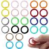 24 Pack Colorful Round Carabiners view 1