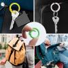 24 Pack Colorful Round Carabiners view 4