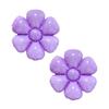Sanu Belle Flower Foil Balloons 2 Pack Purple 28 Inch view 1