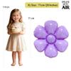 Sanu Belle Flower Foil Balloons 2 Pack Purple 28 Inch view 2