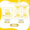 80th Birthday Party Napkins, 40 Pack view 2