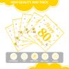 80th Birthday Party Napkins, 40 Pack view 3