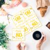 80th Birthday Party Napkins, 40 Pack view 4