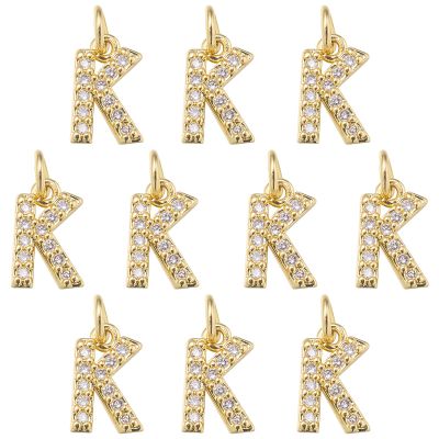 COGCHARGER 10-Piece Gold Letter Charms Set
