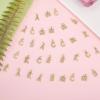 COGCHARGER 10-Piece Gold Letter Charms Set view 4
