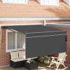 vidaXL Retractable Awning Anthracite 300 x 250 cm view 2