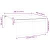 vidaXL Retractable Awning Anthracite 300 x 250 cm view 3
