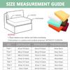 Waterproof Outdoor Seat Cushion Cover with Zipper, Non-Slip Sofa Cover for Garden & Rattan Furniture, 55 x 45 x 10 cm view 2