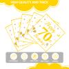 70th Birthday Party Napkins, 40 Pack view 3