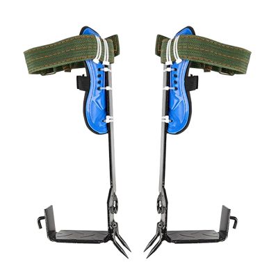 Adjustable Tree-Climbing Gear with 304 Stainless Steel Spikes and Non-Slip Foot Pads
