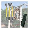 10 kV High-Voltage Grounding Cable with 3-Piece Grounding Rod, 25 mm² Flexible Copper Wire, Green, 0.5 m view 1
