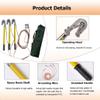 10 kV High-Voltage Grounding Cable with 3-Piece Grounding Rod, 25 mm² Flexible Copper Wire, Green, 0.5 m view 3