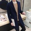 Foweknow Men's Double-Breasted Mid-Length Trench Coat view 3