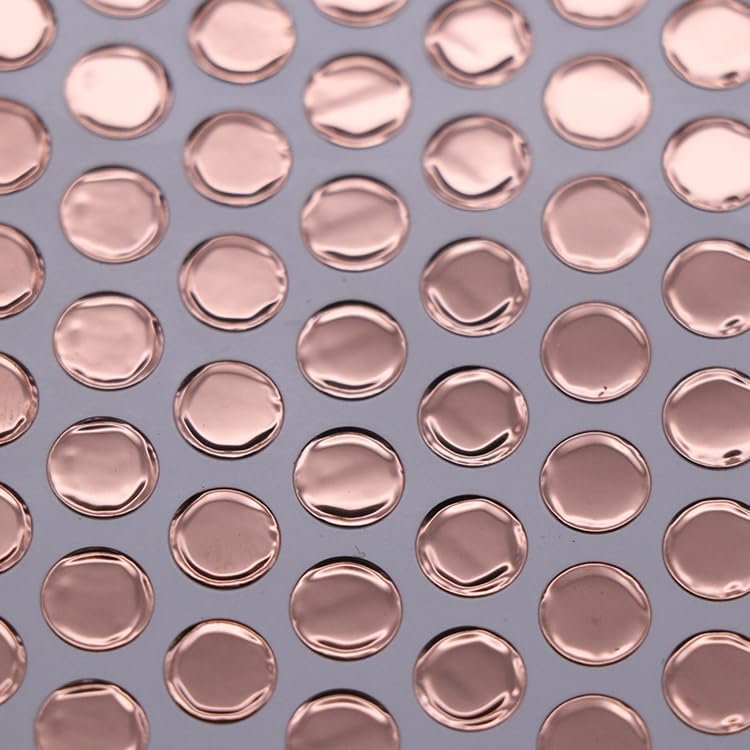 Conductive Copper Foil Sheets, 1,000 Pieces, 0.05 mm Thick for EMI Shielding and Touch Button Switches (6 mm)