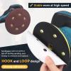 QUARKZMAN 50-Pack 5-Inch 40-Grit 8-Hole Hook-and-Loop Sanding Discs view 3