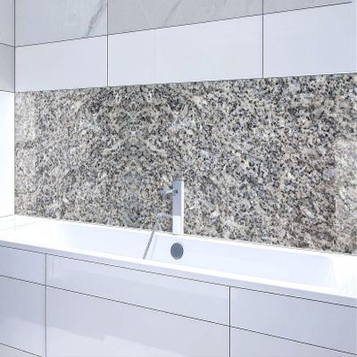 timalo Sink and Bathtub Backsplash 160 x 50 cm – Acrylic Glass, Granite Look