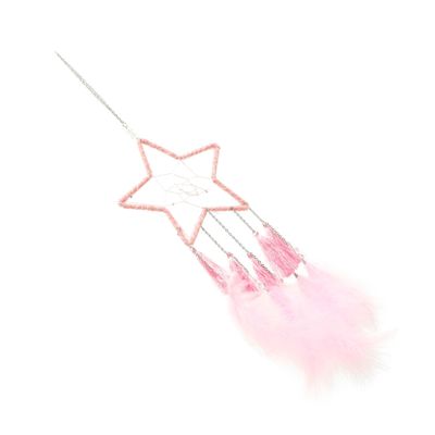 PartyKindom Hanging Wall Decor Star Moon Design with Soft Tassels