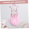 PartyKindom Hanging Wall Decor Star Moon Design with Soft Tassels view 3
