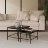 Vicco Ramio Coffee Table Set, Black Marble, 60 x 60 cm view 3