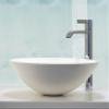 timalo Sink and Bathtub Wall Panel 60 x 40 cm – Acrylic Glass, Blue-Green Concrete view 1