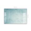 timalo Sink and Bathtub Wall Panel 60 x 40 cm – Acrylic Glass, Blue-Green Concrete view 2