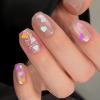 Nail Glitter Sequins - 6 Grids Valentine's Day Heart Glitter Applications view 2
