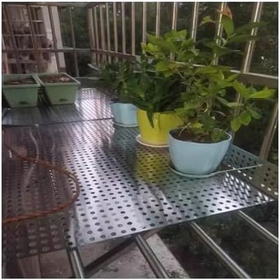 LXXW 304 Stainless Steel Perforated Sheet, 47 x 100 x 15 cm