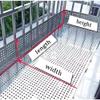 LXXW 304 Stainless Steel Perforated Sheet, 47 x 100 x 15 cm view 2