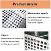 LXXW 304 Stainless Steel Perforated Sheet, 47 x 100 x 15 cm view 4