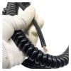 WUSHADEHANS Retractable 8-Core Coiled Extension Cable, 11 m Stretch view 1