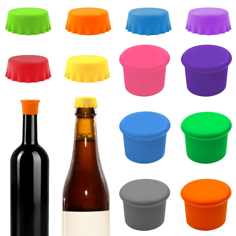 Minfuerang 12-Piece Bottle Stopper Set