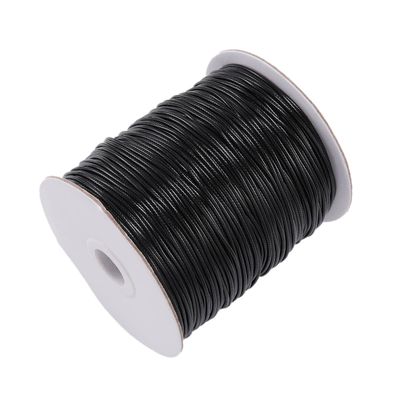 Blausky 1mm x 10m PU Leather Cord, Black