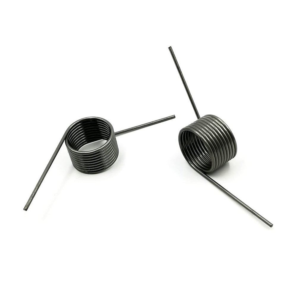 UZAMIRLEX V-Shaped Stainless Steel Torsion Springs, 10-Pack, 3/6/9 Turns, 60/90/120/180° (5.0 x 0.3 x 1.8 mm, 6 Turns, 60°)