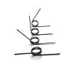 UZAMIRLEX V-Shaped Stainless Steel Torsion Springs, 10-Pack, 3/6/9 Turns, 60/90/120/180° (5.0 x 0.3 x 1.8 mm, 6 Turns, 60°) view 2