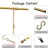 Brass Picture Hanging Rail System, 2.5 m (98.4 in) view 2