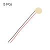 sourcing map 10 mm Piezoelectric Discs, Acoustic Pickup Transducers, Microphones, Triggers, Buzzers, Drum, Guitar, 5-Pack view 4