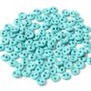 Mini Buttons for Doll Clothing, BJD Accessories, Round 2 Holes (5 mm, Turquoise), 50 Pieces view 1