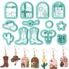 ORIGACH 13 Pcs Polymer Clay Cutters - Western Cowboy Design view 1