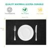 Heat-Resistant Placemats, 30.5 x 45.7 cm, Non-Slip, Washable, PVC Table Mat view 2